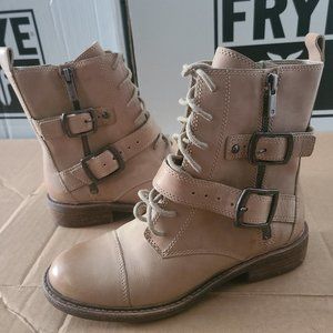 LUCKY BRAND Ankle Combat Boots